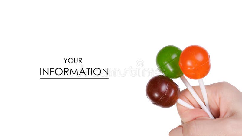 Lolipop в картине помадки конфеты руки стоковая фотография rf